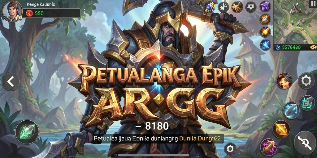 Tampilan gameplay epik dalam dunia ARPG 8180.