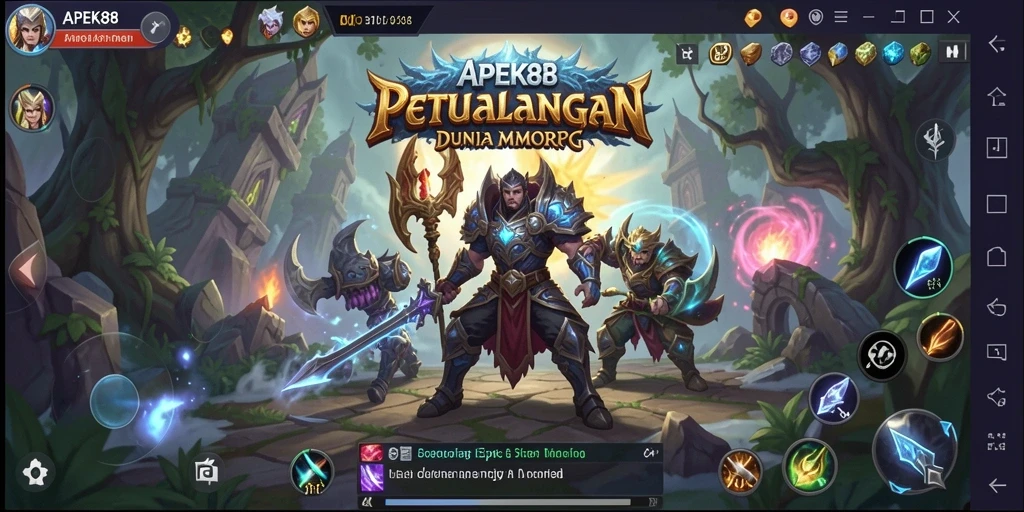 Screenshot menampilkan momen seru gameplay petualangan APEK88.