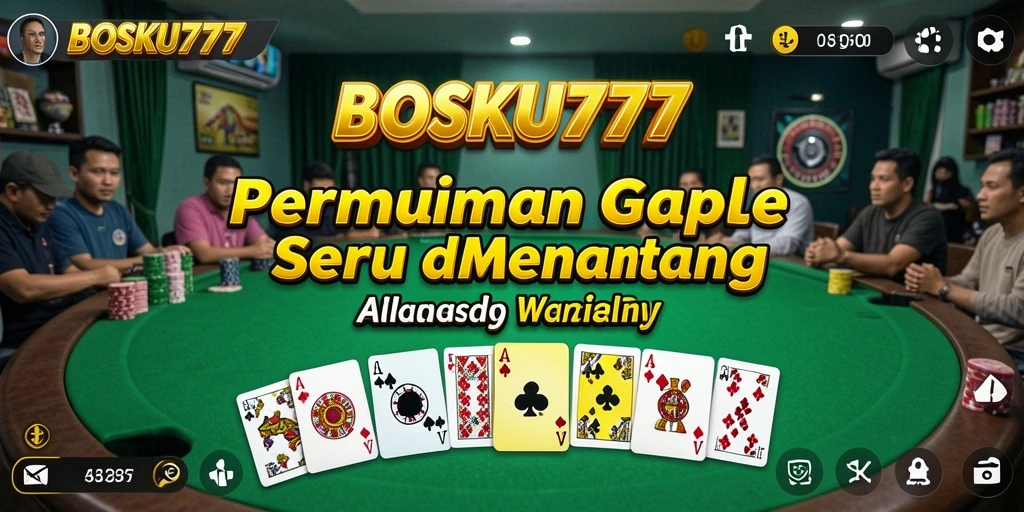 Tampilan gameplay BOSKU777 yang menarik dan interaktif.