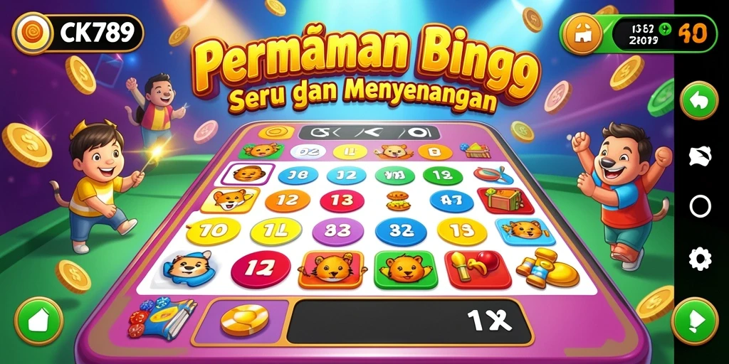 Screenshot CK789 menampilkan suasana permainan Bingo yang seru dan interaktif.
