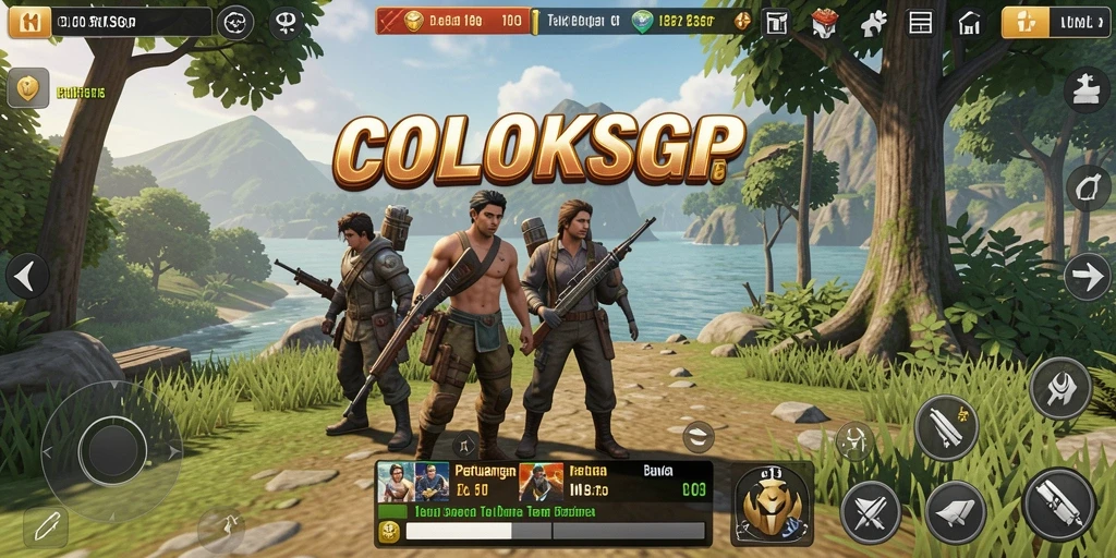 Gameplay COLOKSGP menampilkan kebebasan eksplorasi dunia terbuka.