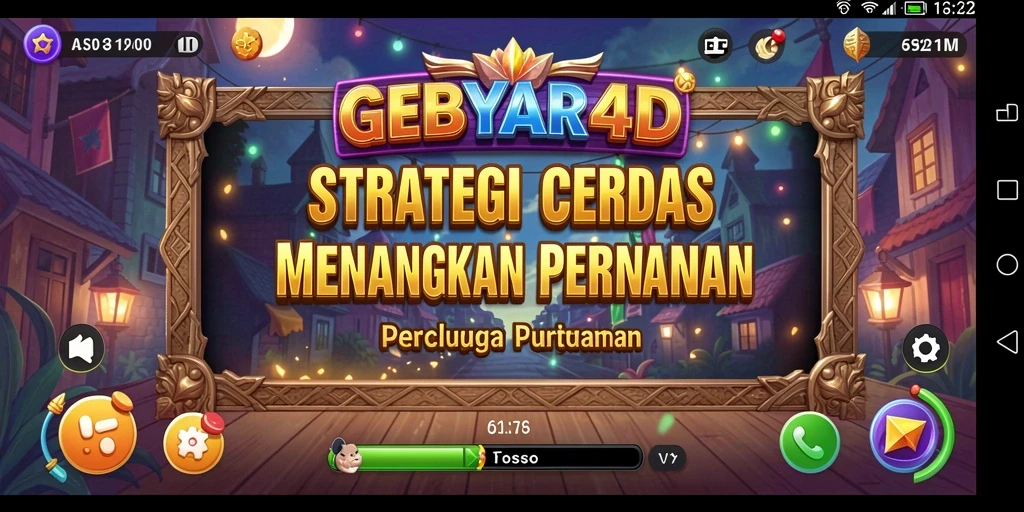 Gameplay GEBYAR4D yang menantang dan strategis dalam aksi.