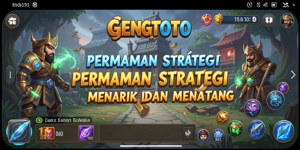 Tampilan layar pertarungan seru di GENGTOTO.