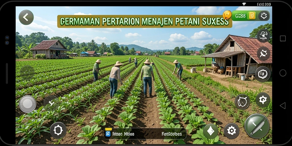 Gameplay menarik dan interaktif dalam dunia pertanian.