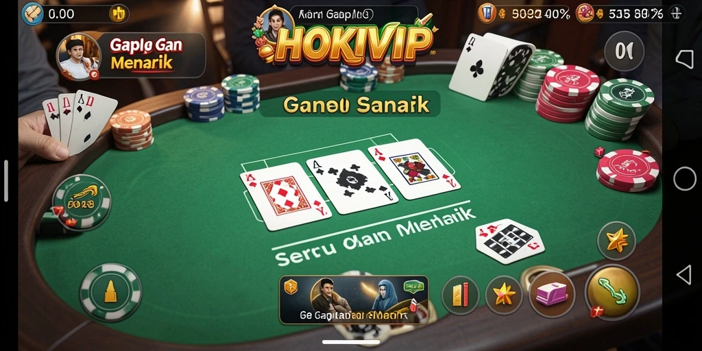 Tampilan screenshot gameplay HOKIVIP yang menarik dan seru.