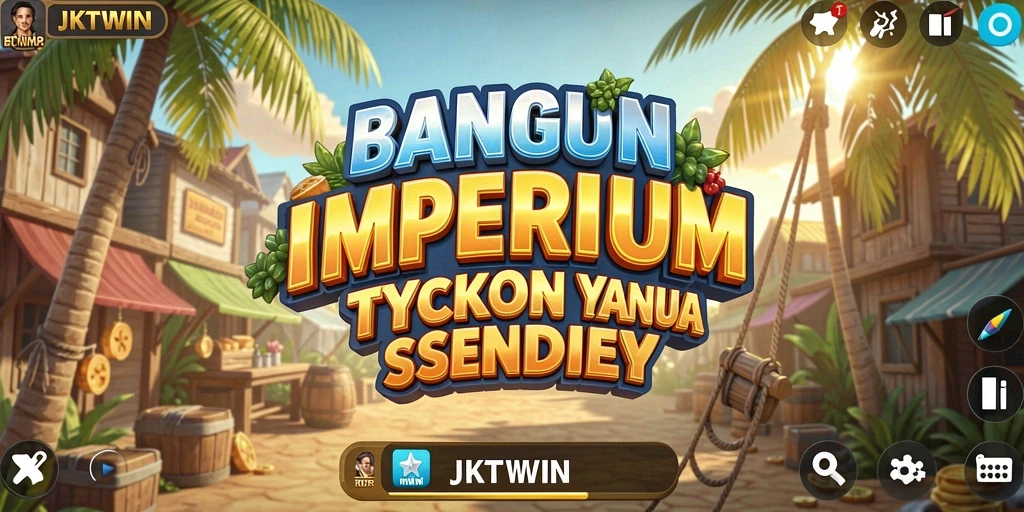 Screenshot gameplay JKTWIN yang menampilkan simulasi Tycoon yang seru.