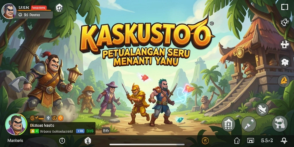 Tangkapan layar KASKUSTOTO menampilkan petualangan seru dalam game.