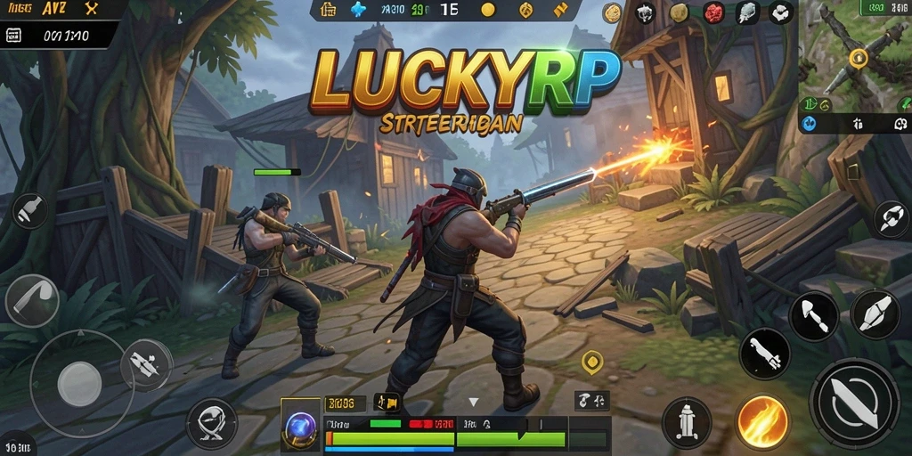 Tampilan gameplay menarik dari LUCKYRP yang penuh strategi.