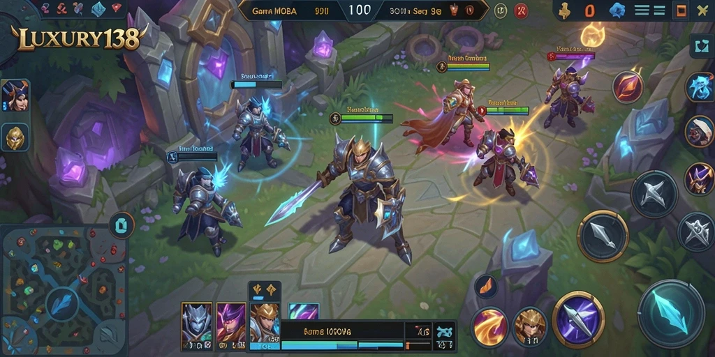 Gameplay mendebarkan LUXURY138 dengan pertarungan tim yang epik.