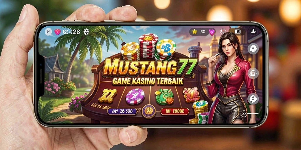 Tampilan gameplay menarik dari MUSTANG77 yang memukau.
