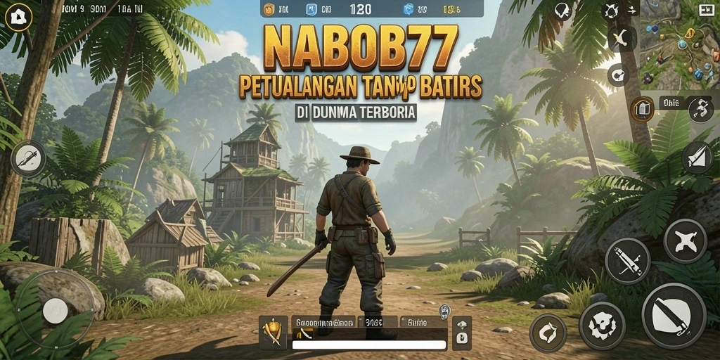 Tampilan gameplay Open World yang menakjubkan di NABOB77.
