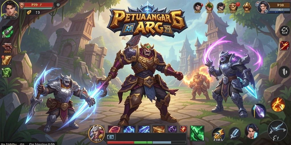 Tampilan gameplay ARPG yang seru dan penuh aksi.