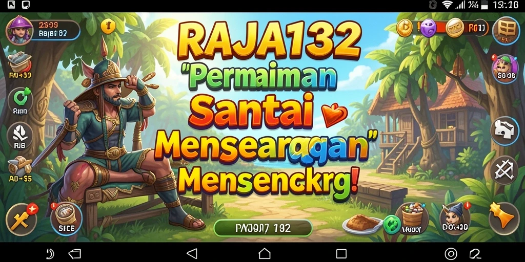 Screenshot <strong>RAJA132</strong> menampilkan gameplay yang penuh warna dan mendebarkan.