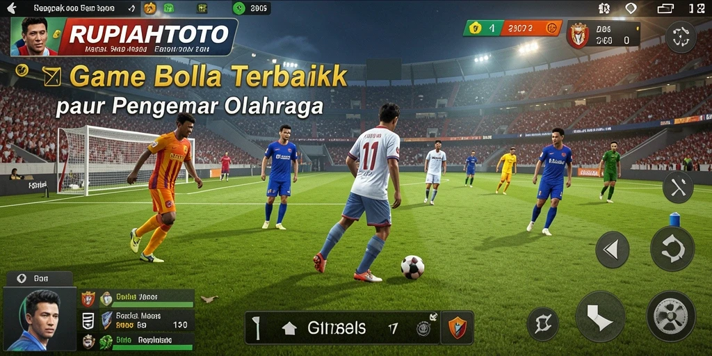 Screenshot utama RUPIAHTOTO menampilkan aksi sepak bola yang mendebarkan.