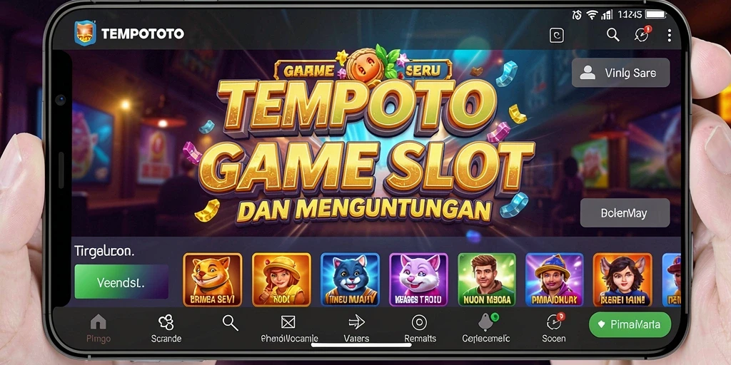 Tampilan gameplay yang menegangkan di TEMPOTOTO.
